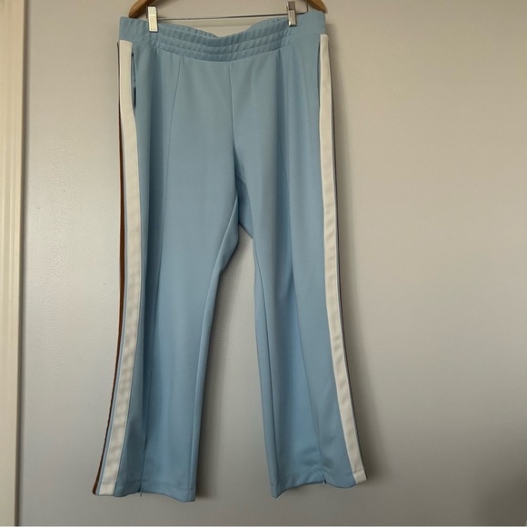 Wild Fable striped front leg zip wide leg track pants XL - Picture 1 of 7